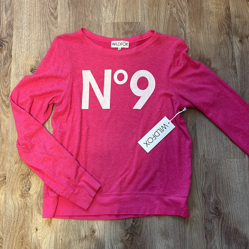 Wildfox No9 Pink Baggy Beach Jumper - Original Collection Made in the USA
